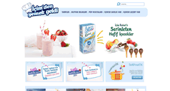 Desktop Screenshot of icimdenyemekgeldi.com